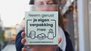 Raamsticker Zero Waste Nederland